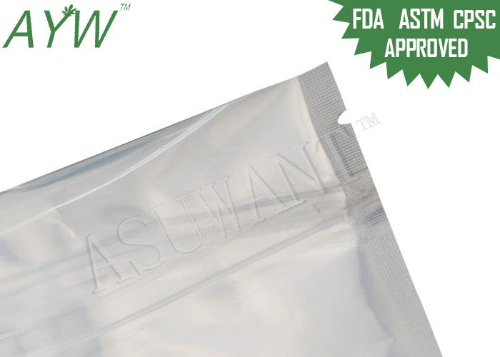 Rugged Dried Medical Cannabis Ziplock Bags Odour Proof Self Supporting