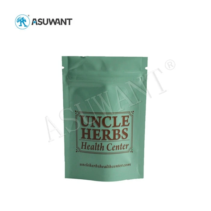 3,5g Weed Ziplock Lukte bevis Mylar Stand Up Packaging Vesker