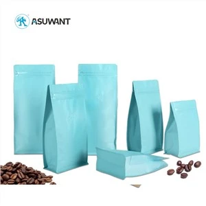 Tilpasset sidegusset flat bunn kaffe bønne te pose