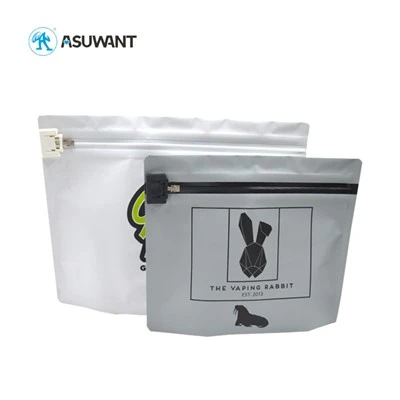Barnebestandig bag Mylar CBD Weed Zipper Marihuana Child Proof Bag