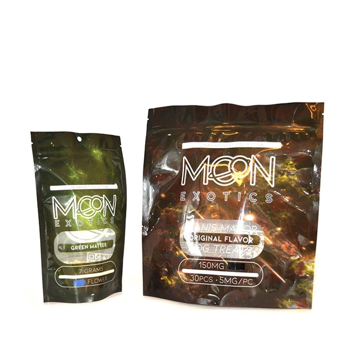 Medical Cannabis THC Ziplock Packaging Bags For Weed Marijuana CBD Cookies